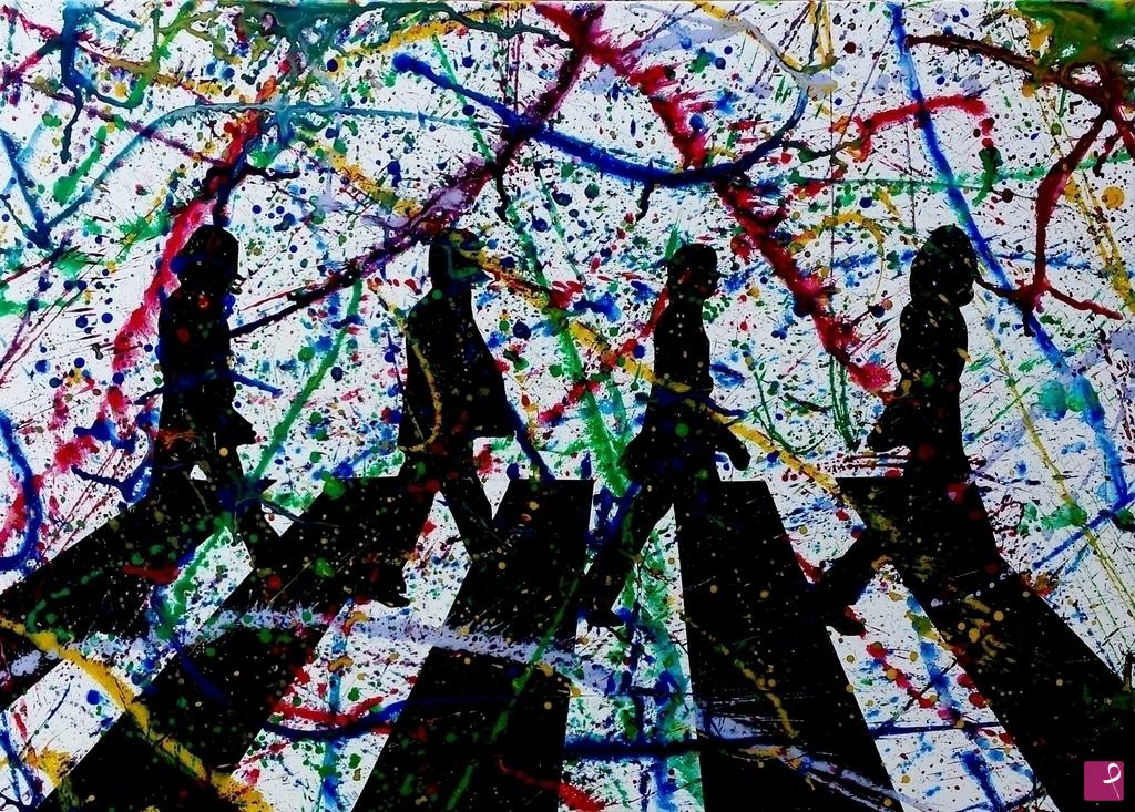 quadri in vendita online - THE BEATLES - STYLE POP ART