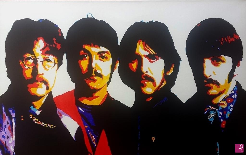 quadri in vendita online - THE BEATLES - STYLE POP ART