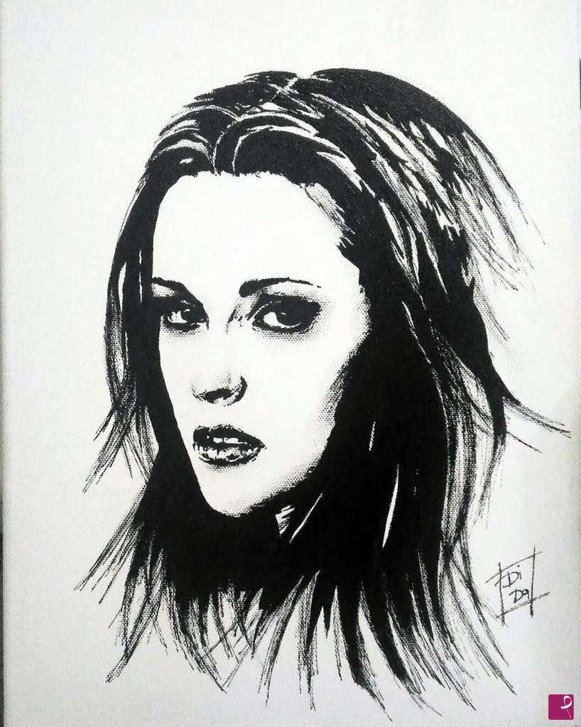 quadri in vendita online - "The beauty of the vampire - Bella"