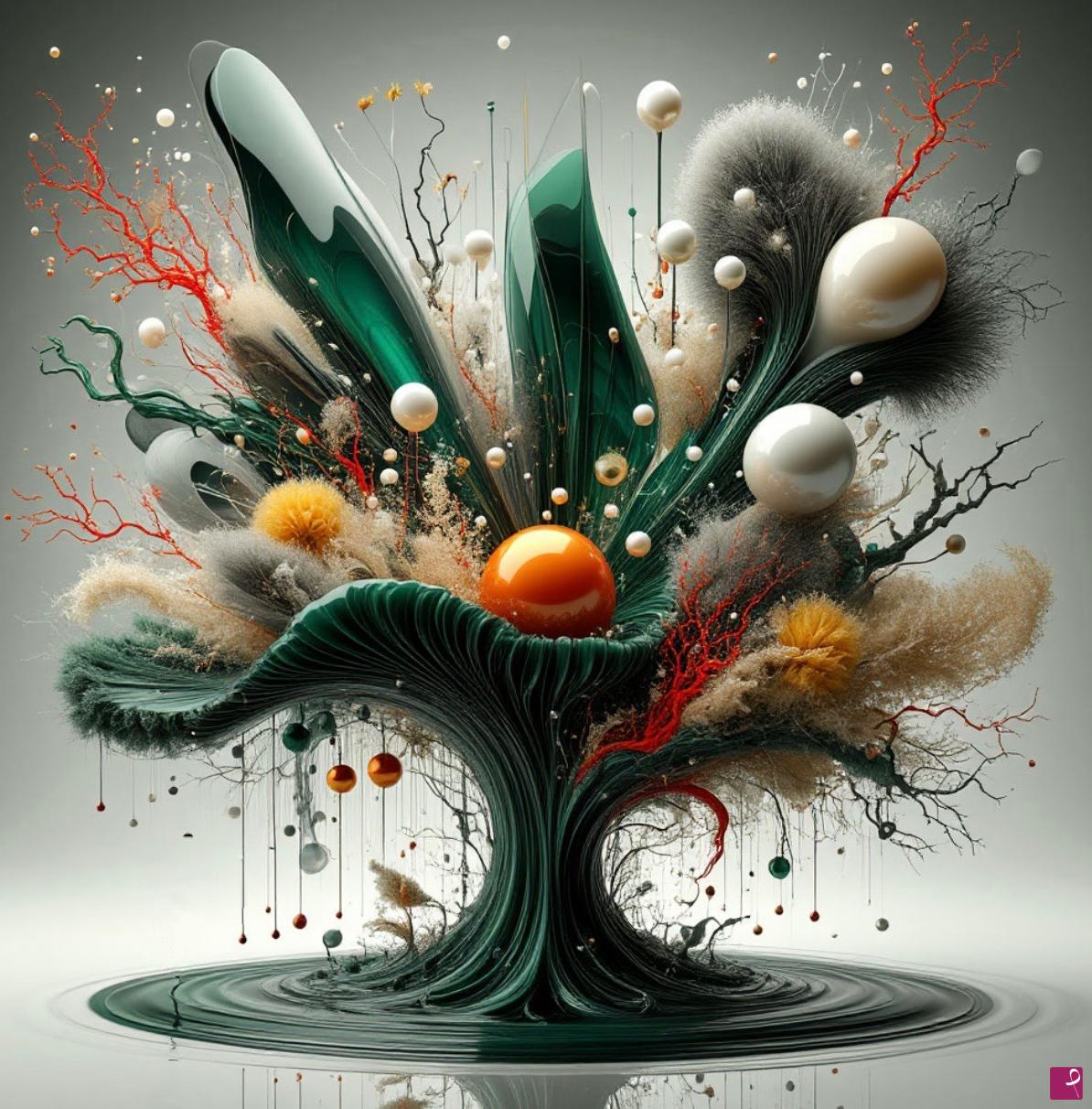 quadri in vendita online - The Birth of a Bouquet