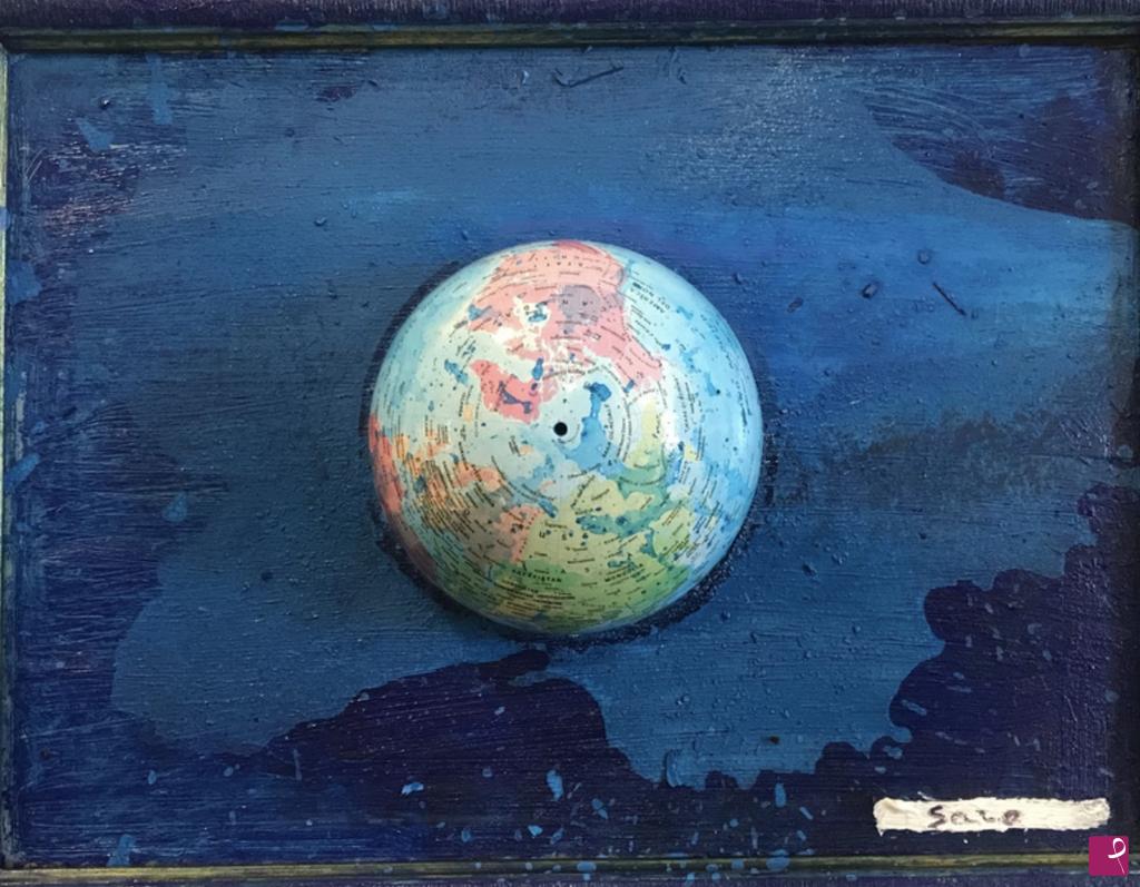 quadri in vendita online - The blue planet