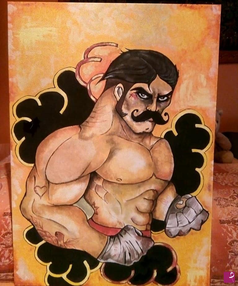 quadri in vendita online - THE BOXER OLD
