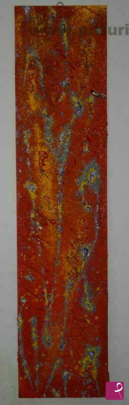 quadri in vendita online - The burning red