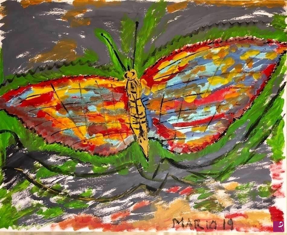 quadri in vendita online - The butterfly 