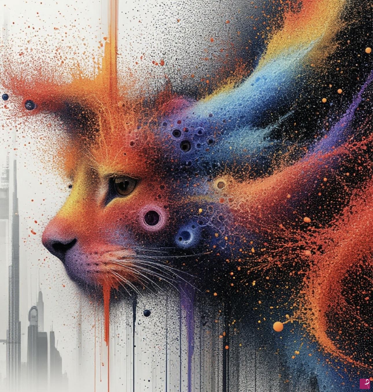 quadri in vendita online - The cat