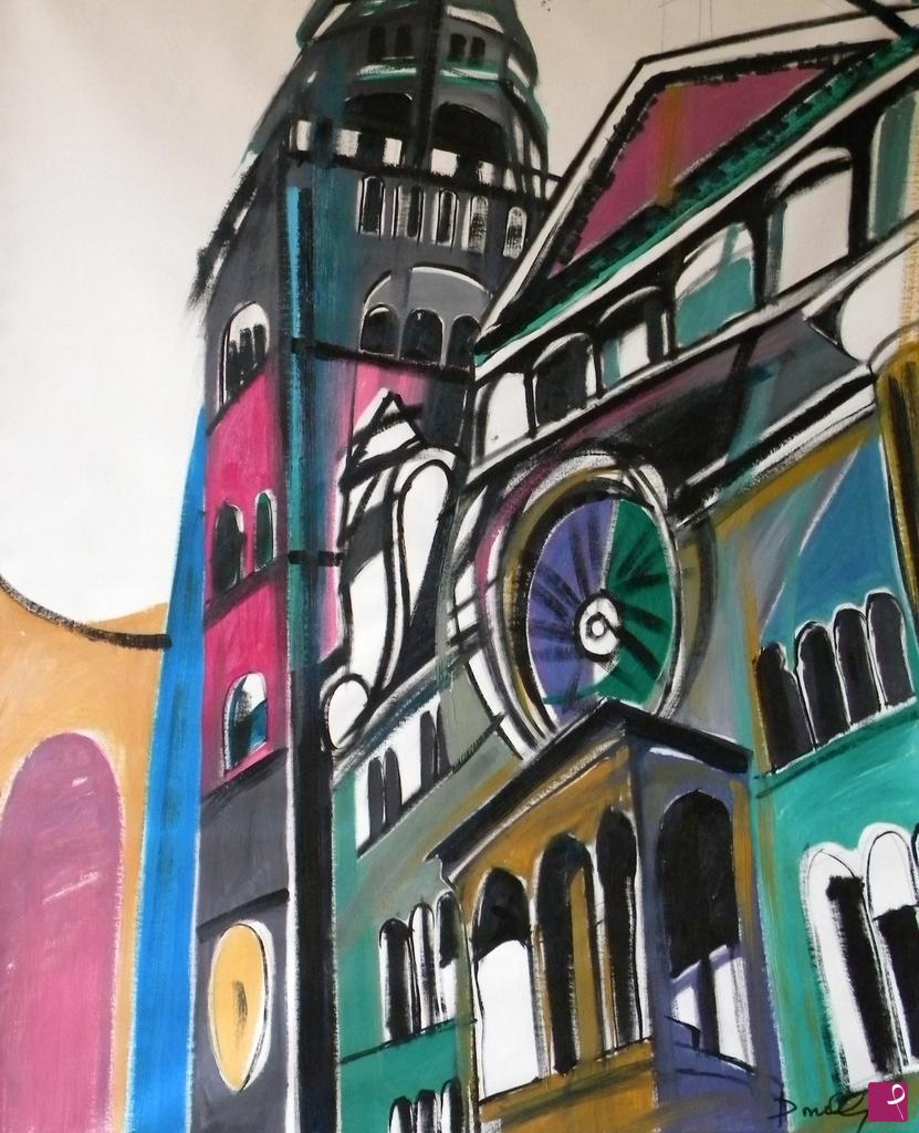 quadri in vendita online - The cathedral of Cremona