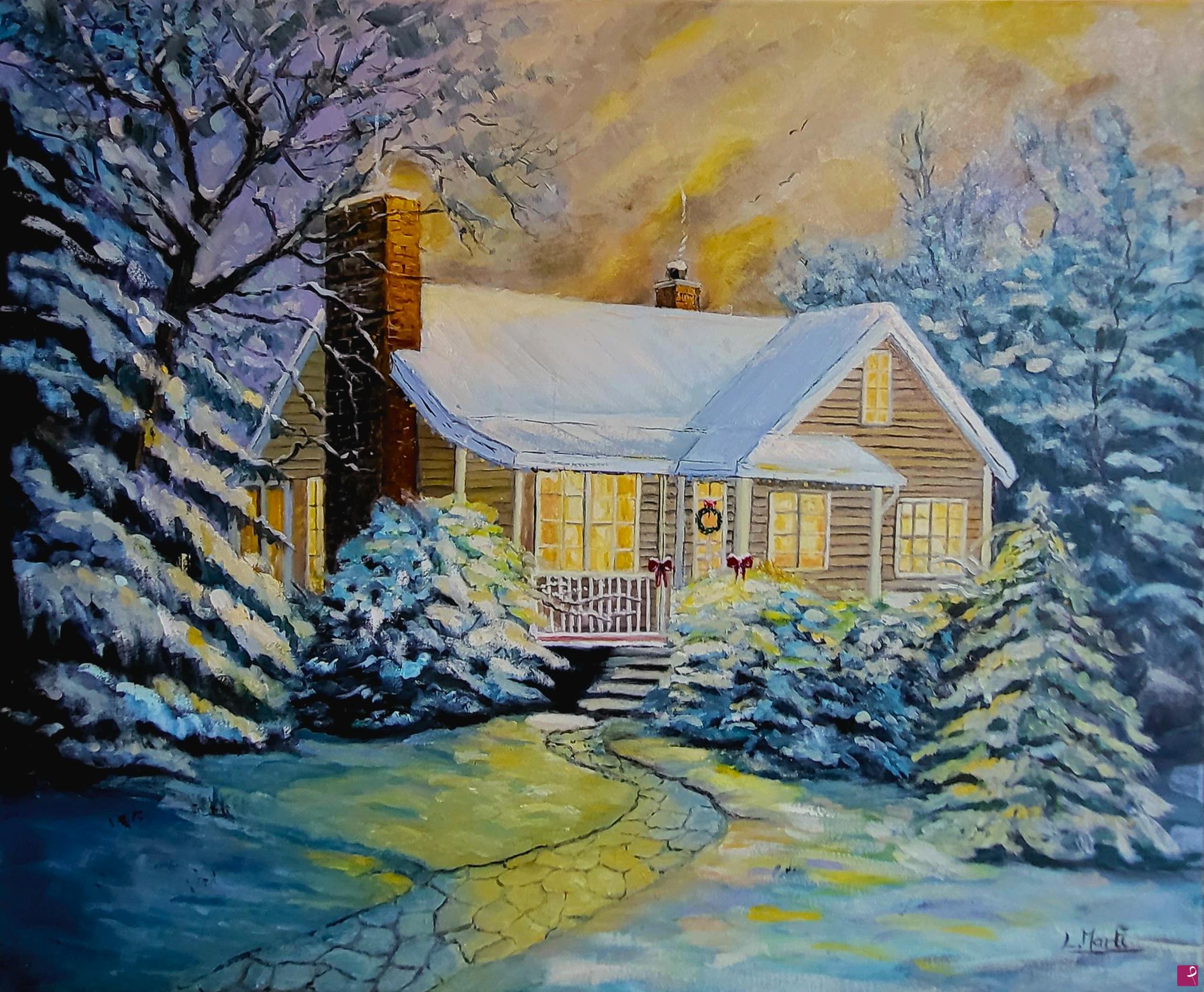 quadri in vendita online - THE CHRISTMAS COTTAGE