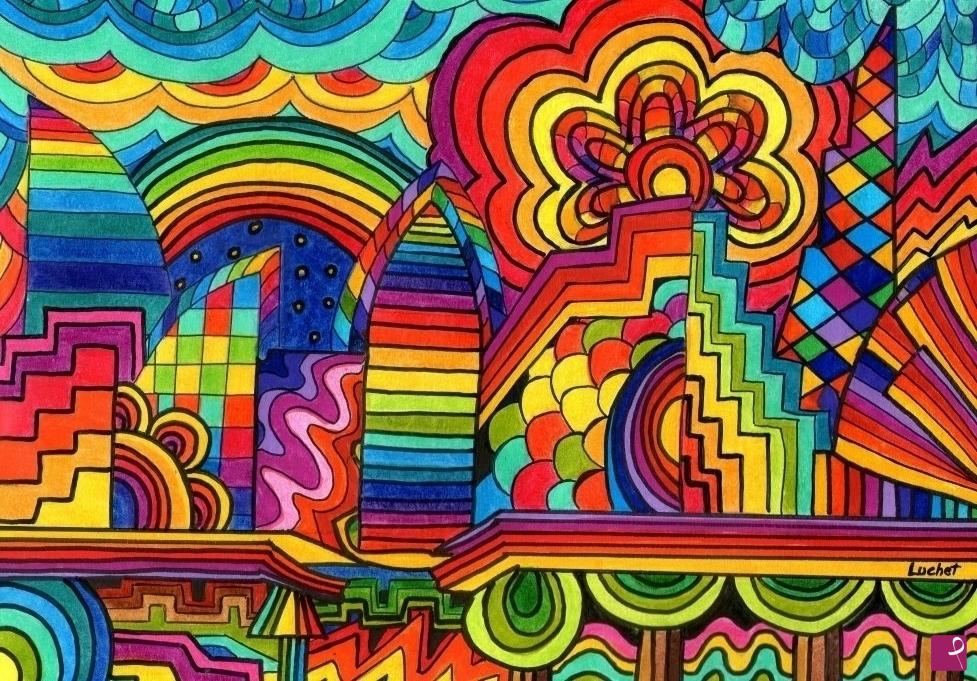 quadri in vendita online - The city of colors