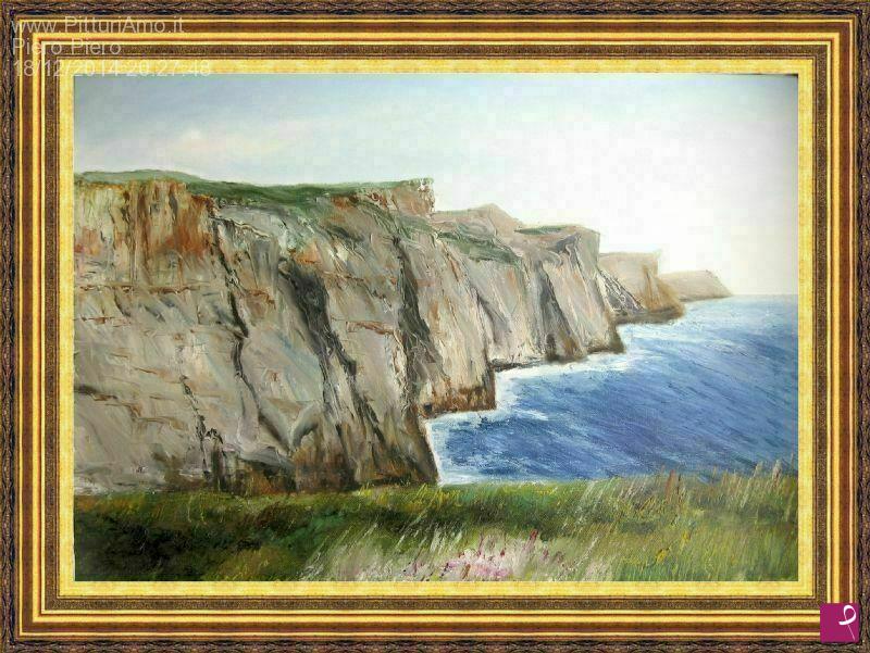 quadri in vendita online - The cliffs of Moher