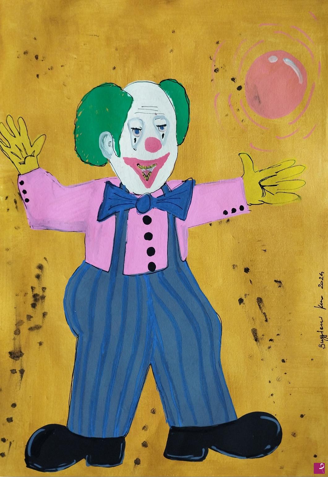 quadri in vendita online - The Clown 