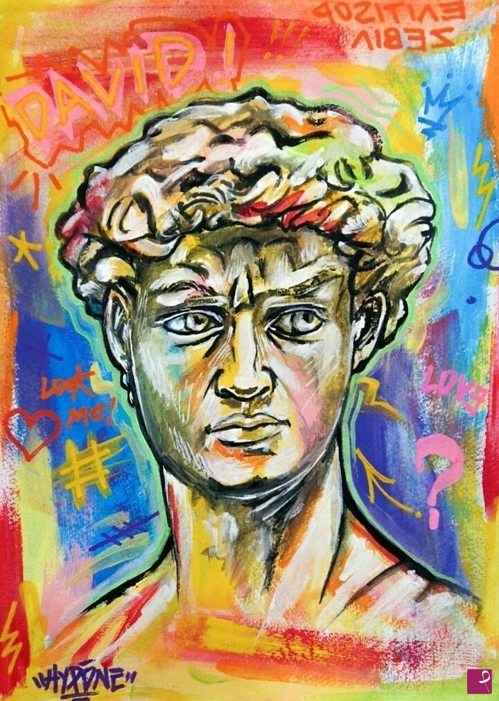 quadri in vendita online - The David in love?