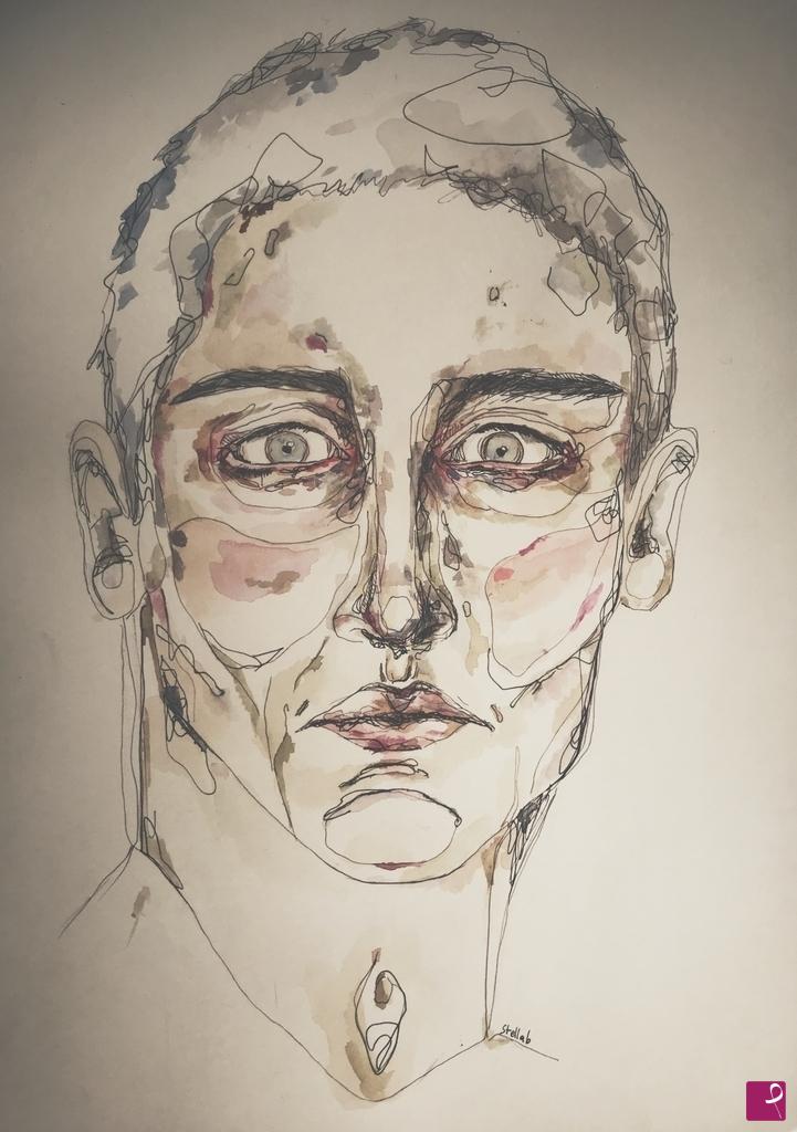 quadri in vendita online - The disgusted man