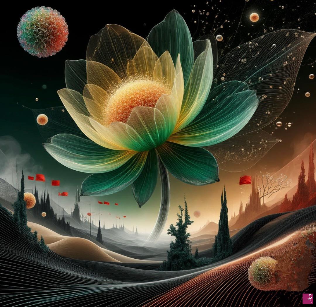 quadri in vendita online - The divine beauty of the flower