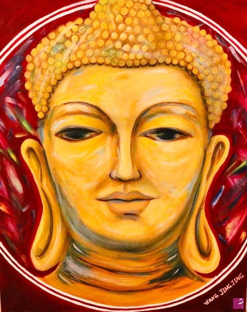 quadri in vendita online - THE ENCHANTED BUDDHA