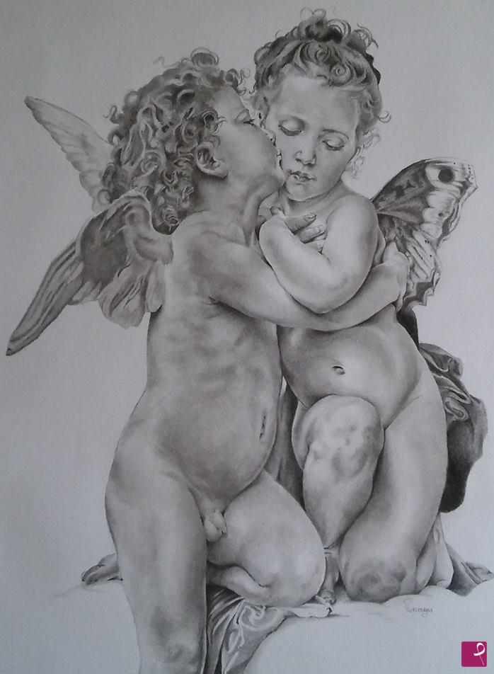 quadri in vendita online - The First Kiss
