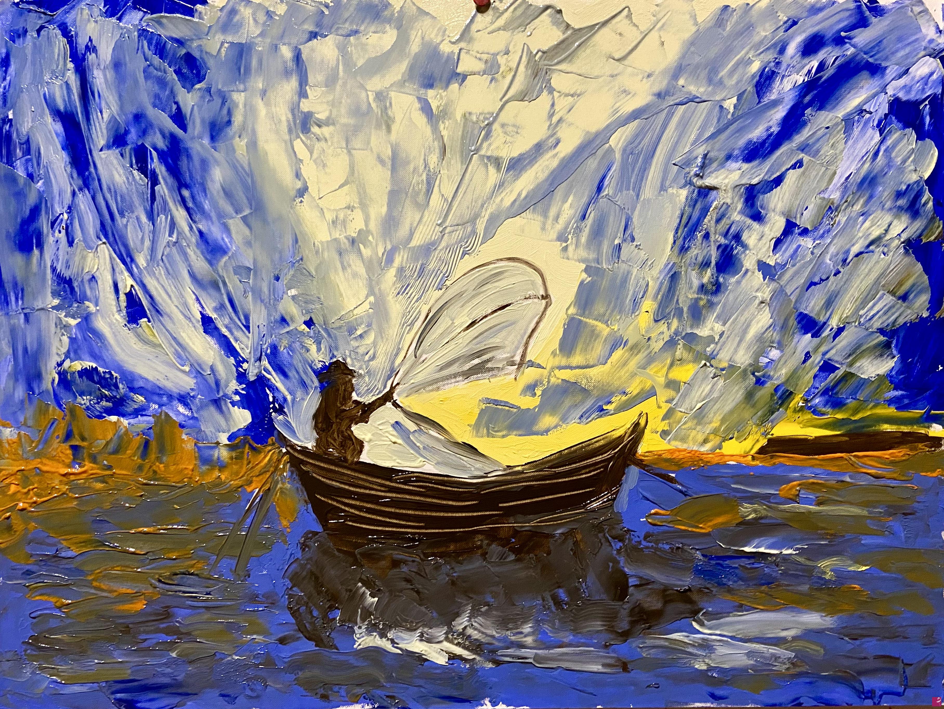 quadri in vendita online - The fisherman 