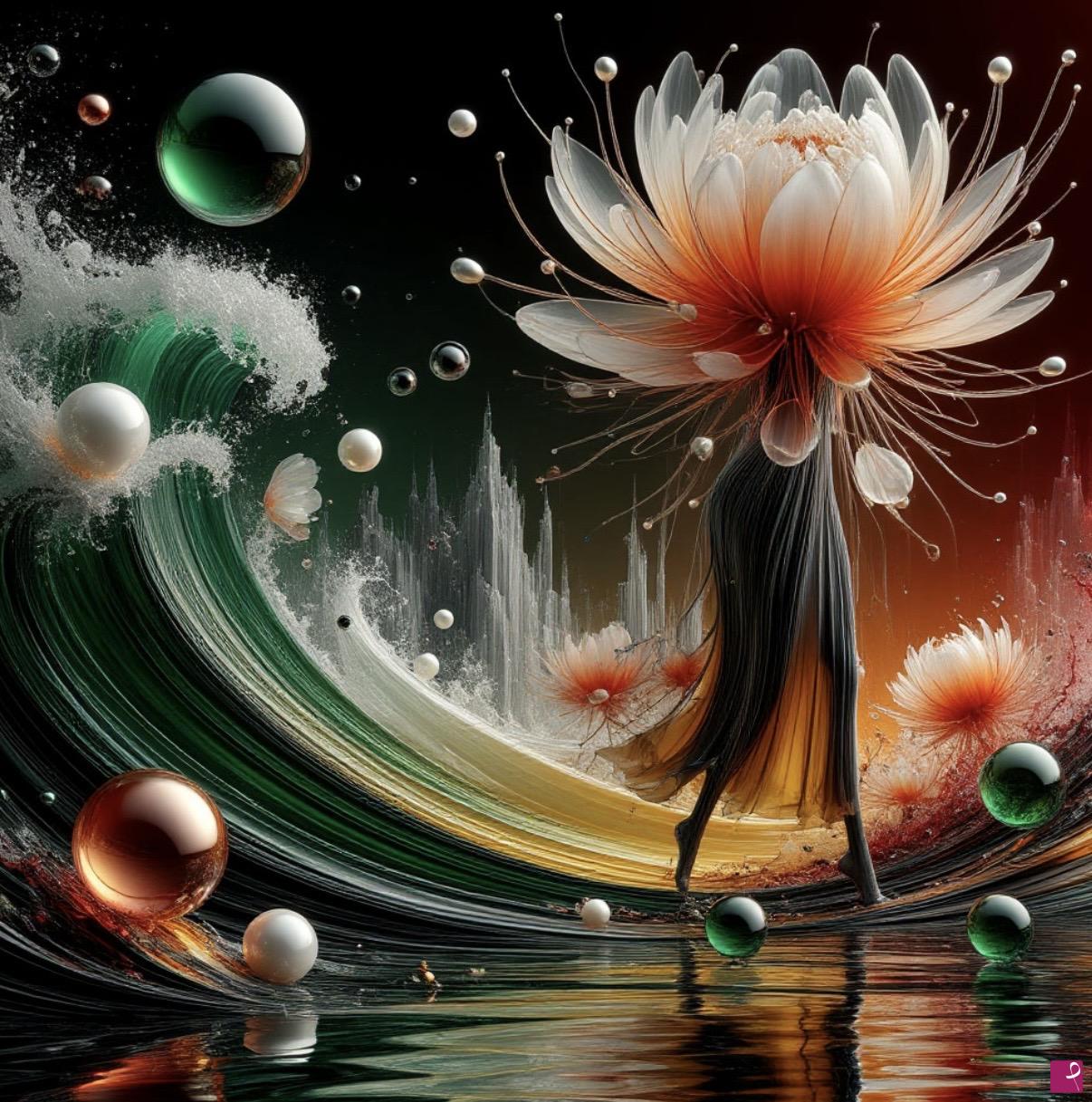 quadri in vendita online - The Flower Come to Life