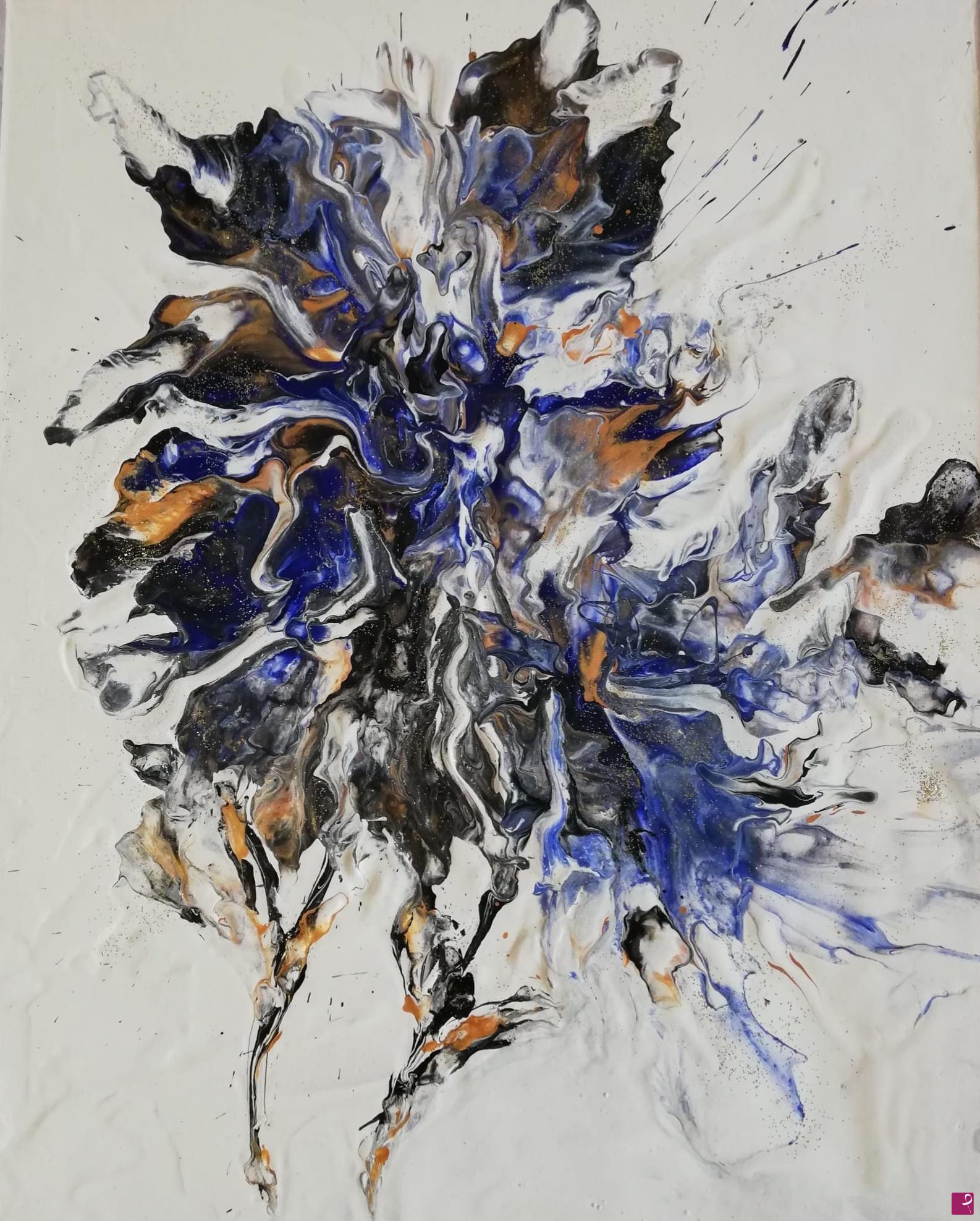 quadri in vendita online - The foaming sea crashing against the rocks