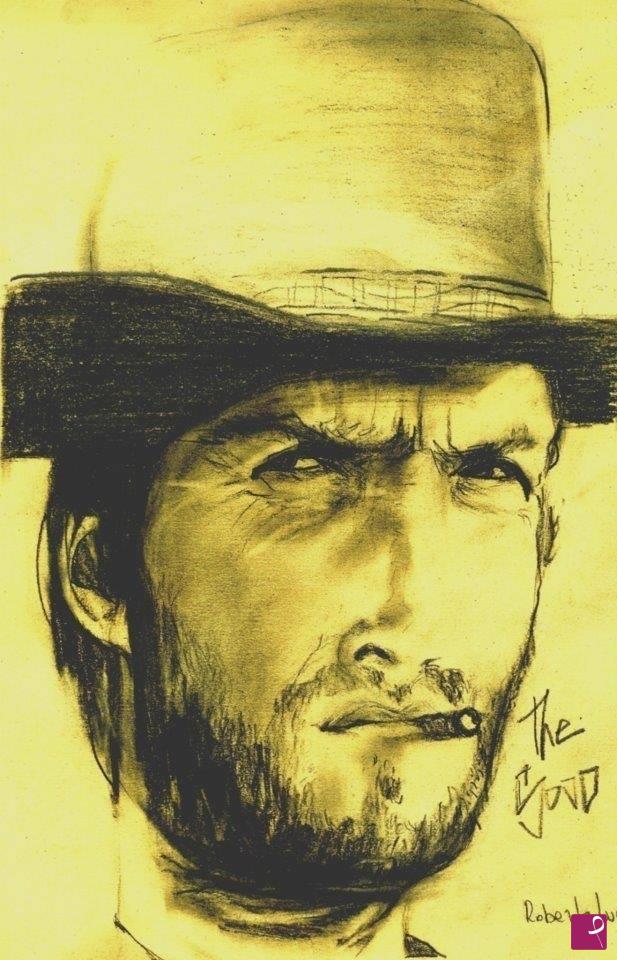 quadri in vendita online - The Good ( tributo a Clint Eastwood)