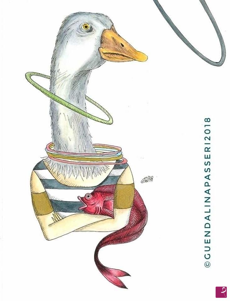quadri in vendita online - The Gooseman