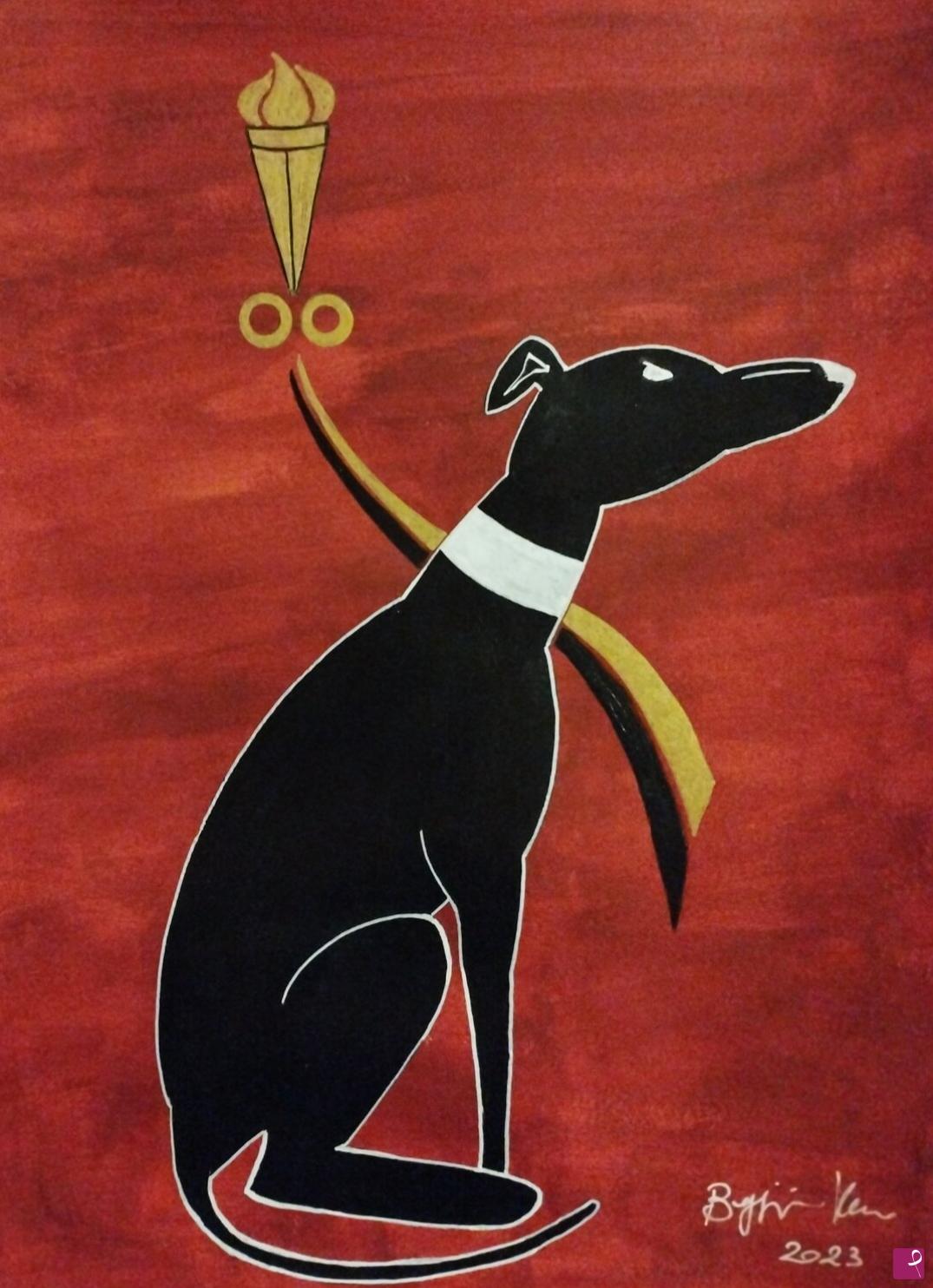 quadri in vendita online - The Grayhound