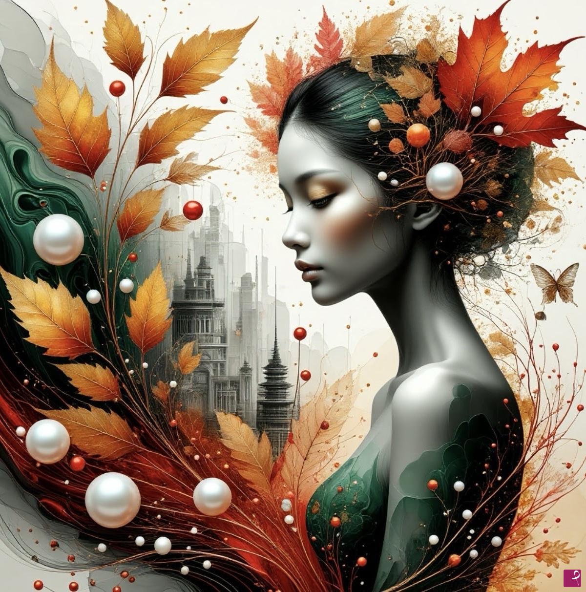 quadri in vendita online - The Image of Autumn