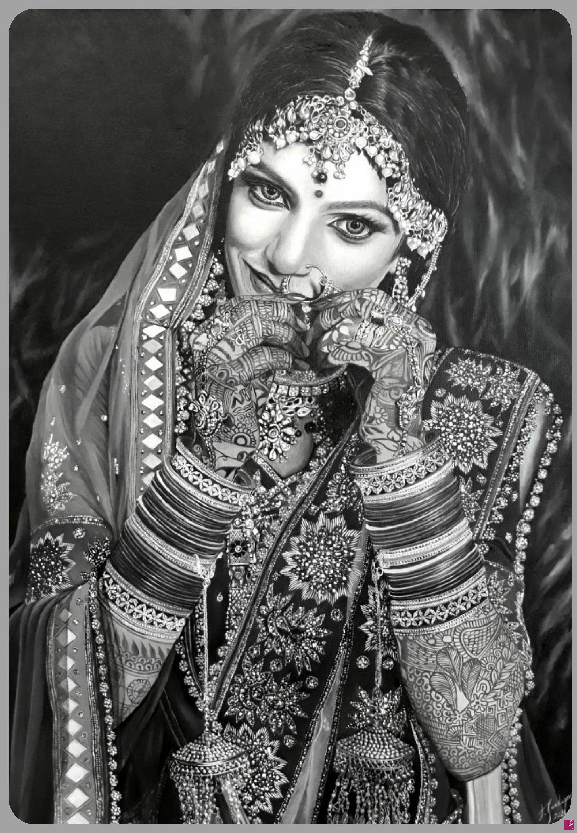 quadri in vendita online - The Indian Bride