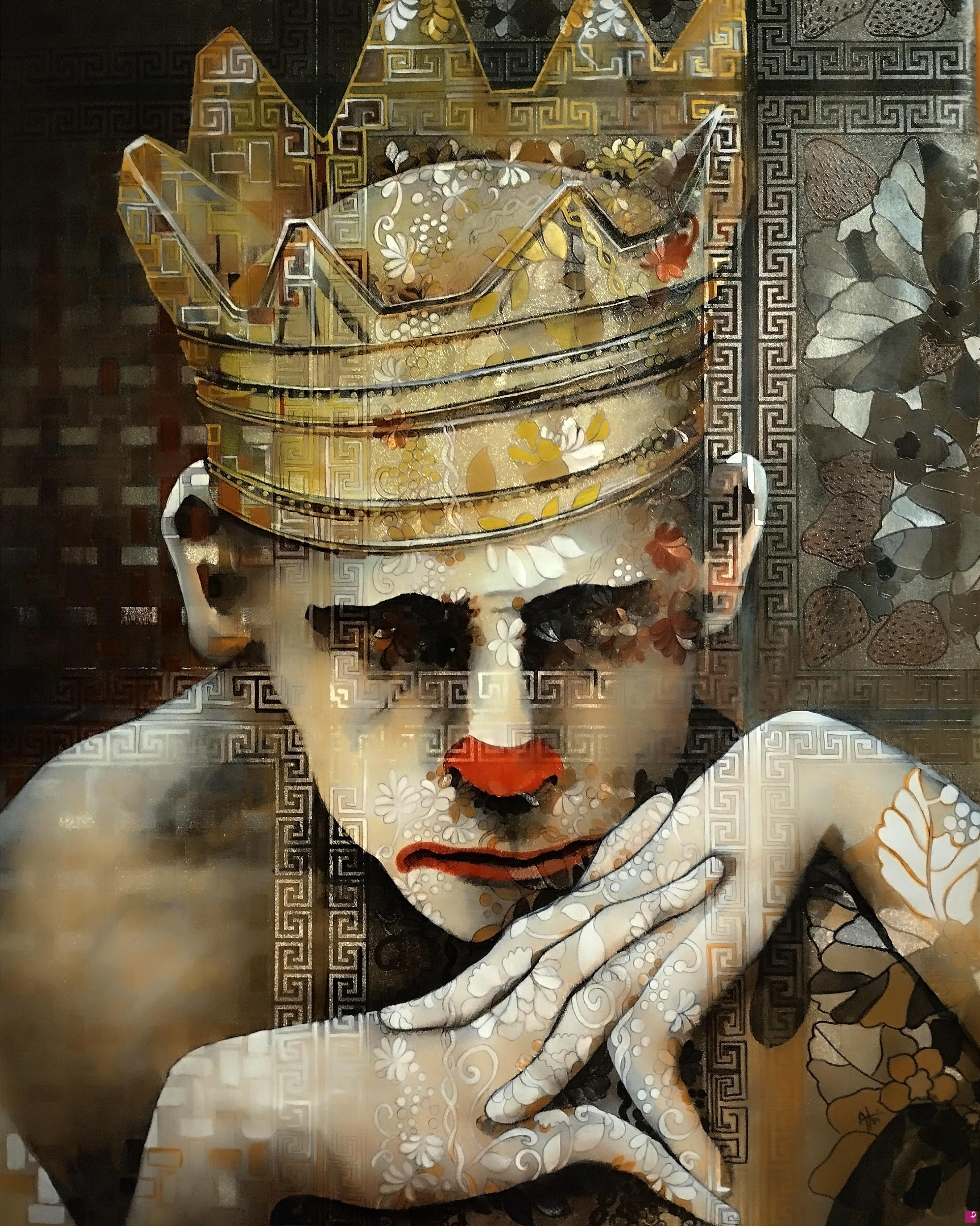 quadri in vendita online - The king of fools 