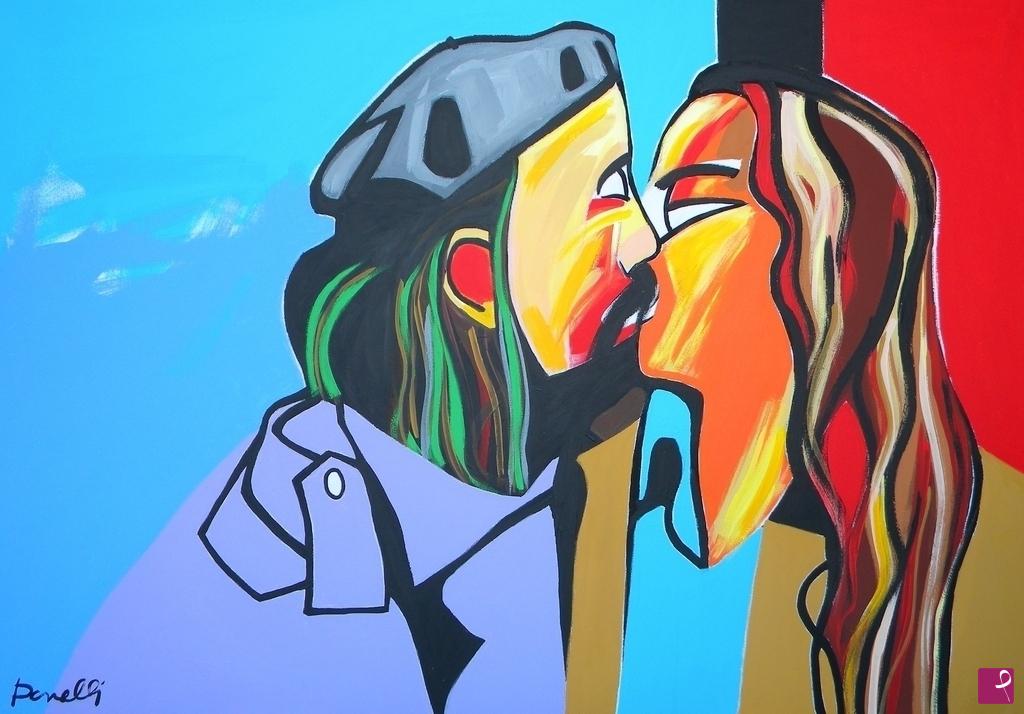 quadri in vendita online - The kiss
