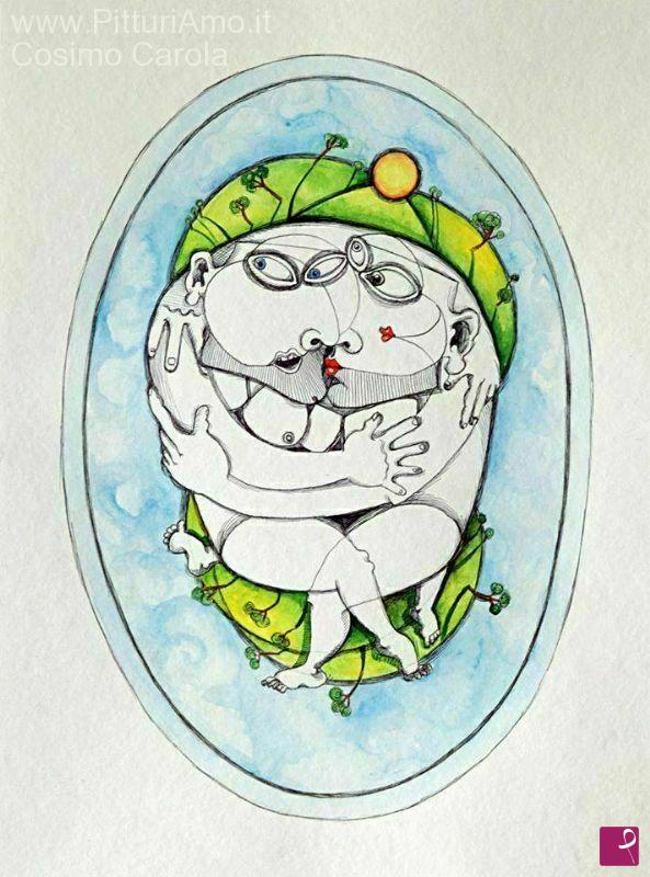 quadri in vendita online - The Kiss