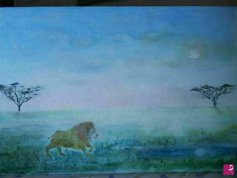 quadri in vendita online - THE LAST LION