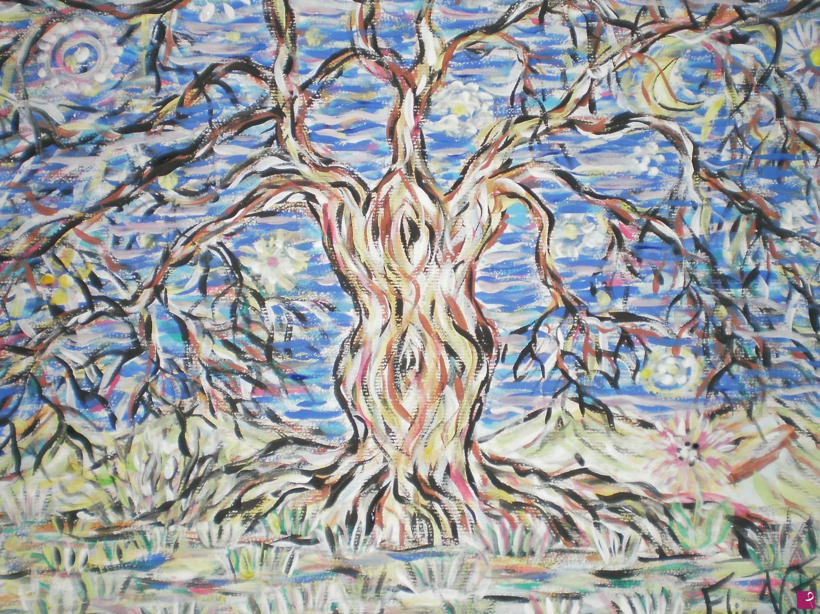 quadri in vendita online - The life tree