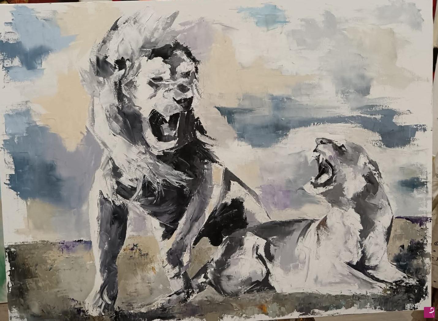 quadri in vendita online - The lion king