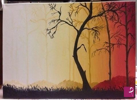 quadri in vendita online - The lonely tree