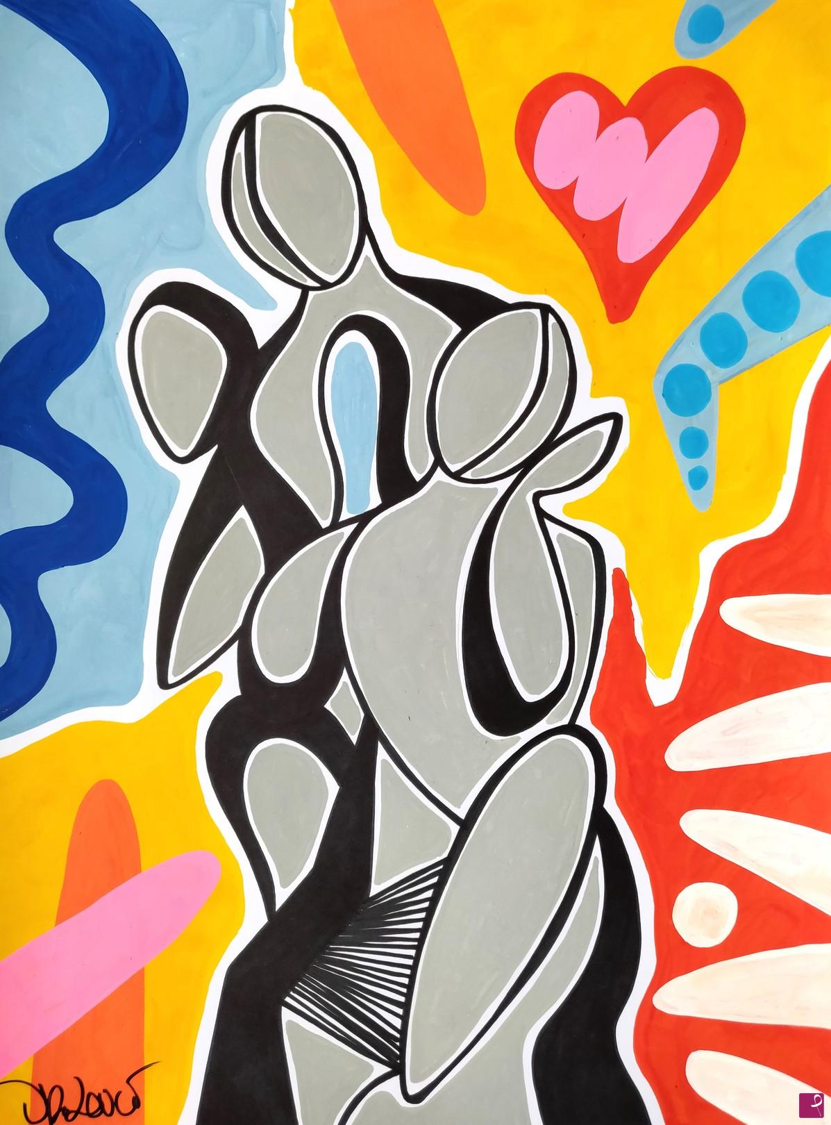 quadri in vendita online - The lovers