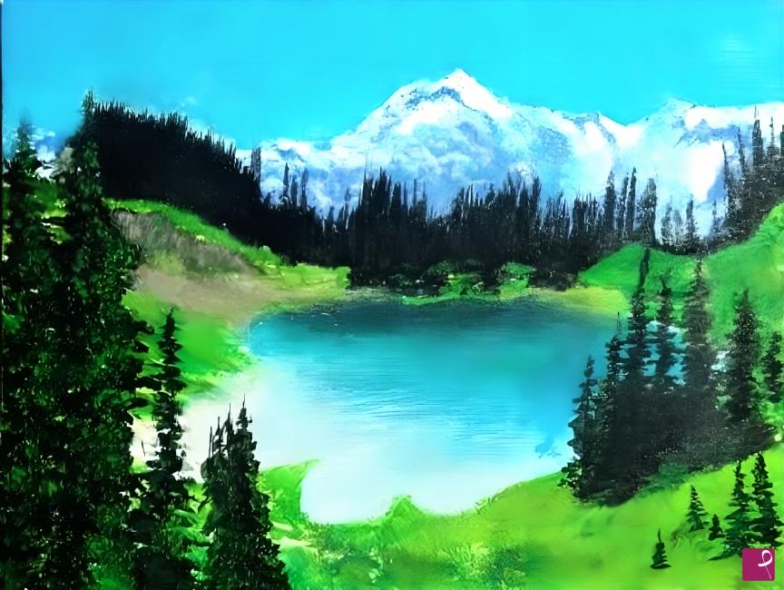 quadri in vendita online - The Majestic Mountain 