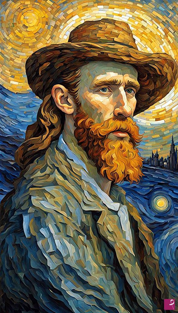 quadri in vendita online - The Man of Silent Stars