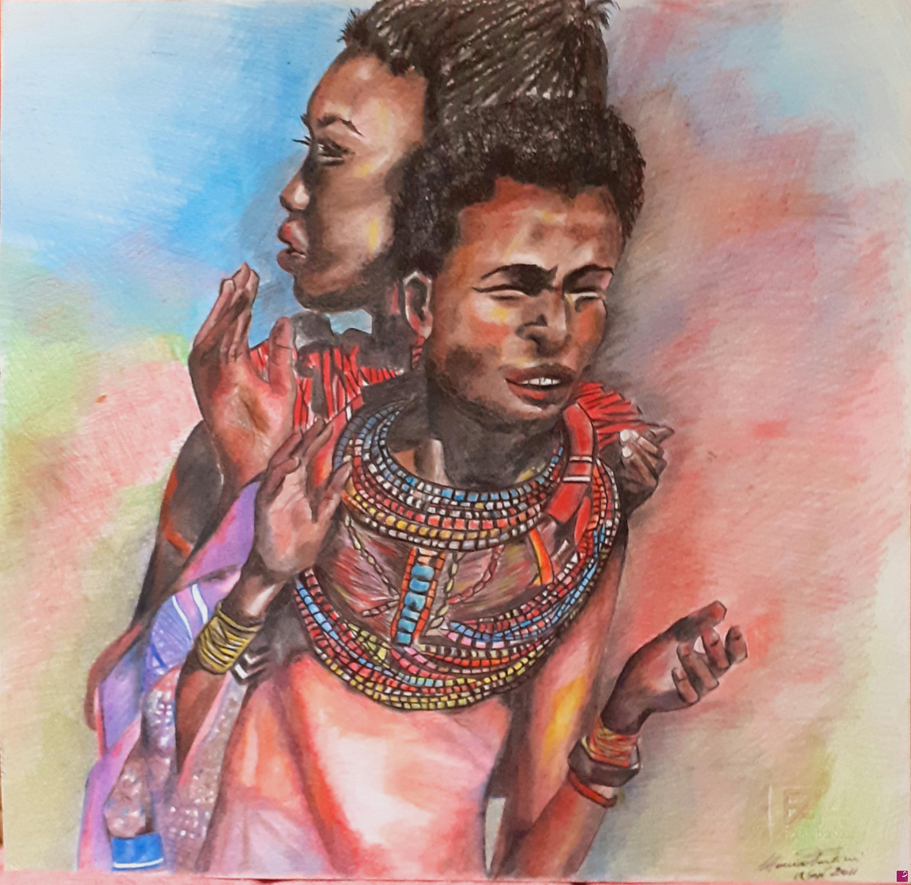 quadri in vendita online - The Masai Marriage