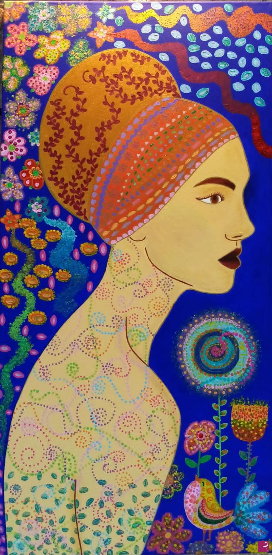 quadri in vendita online - The Midnight Girl