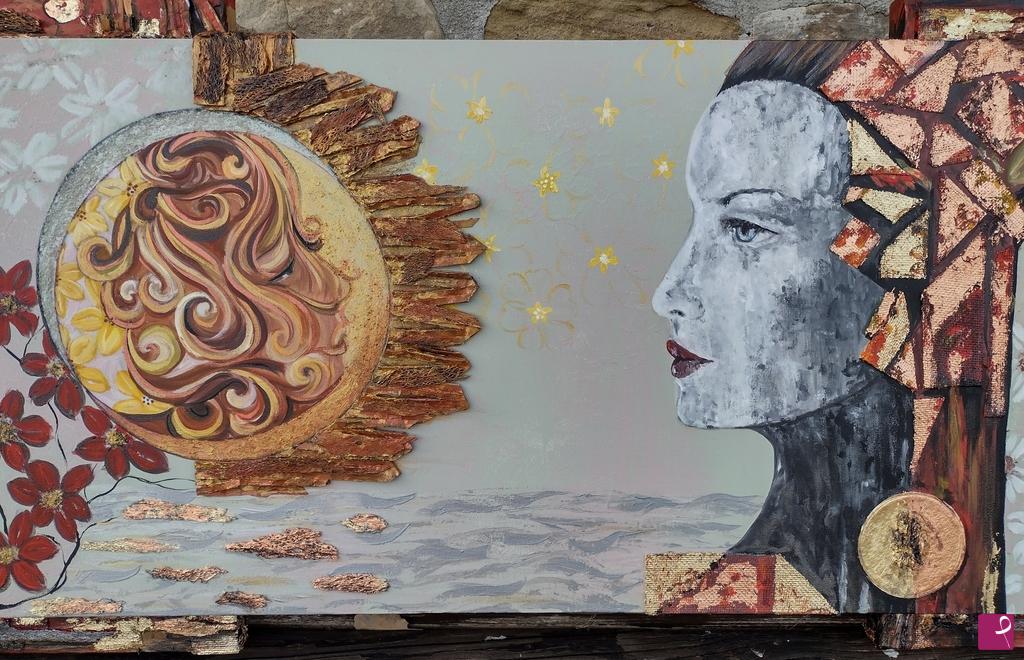 quadri in vendita online - The Moon and the Sun