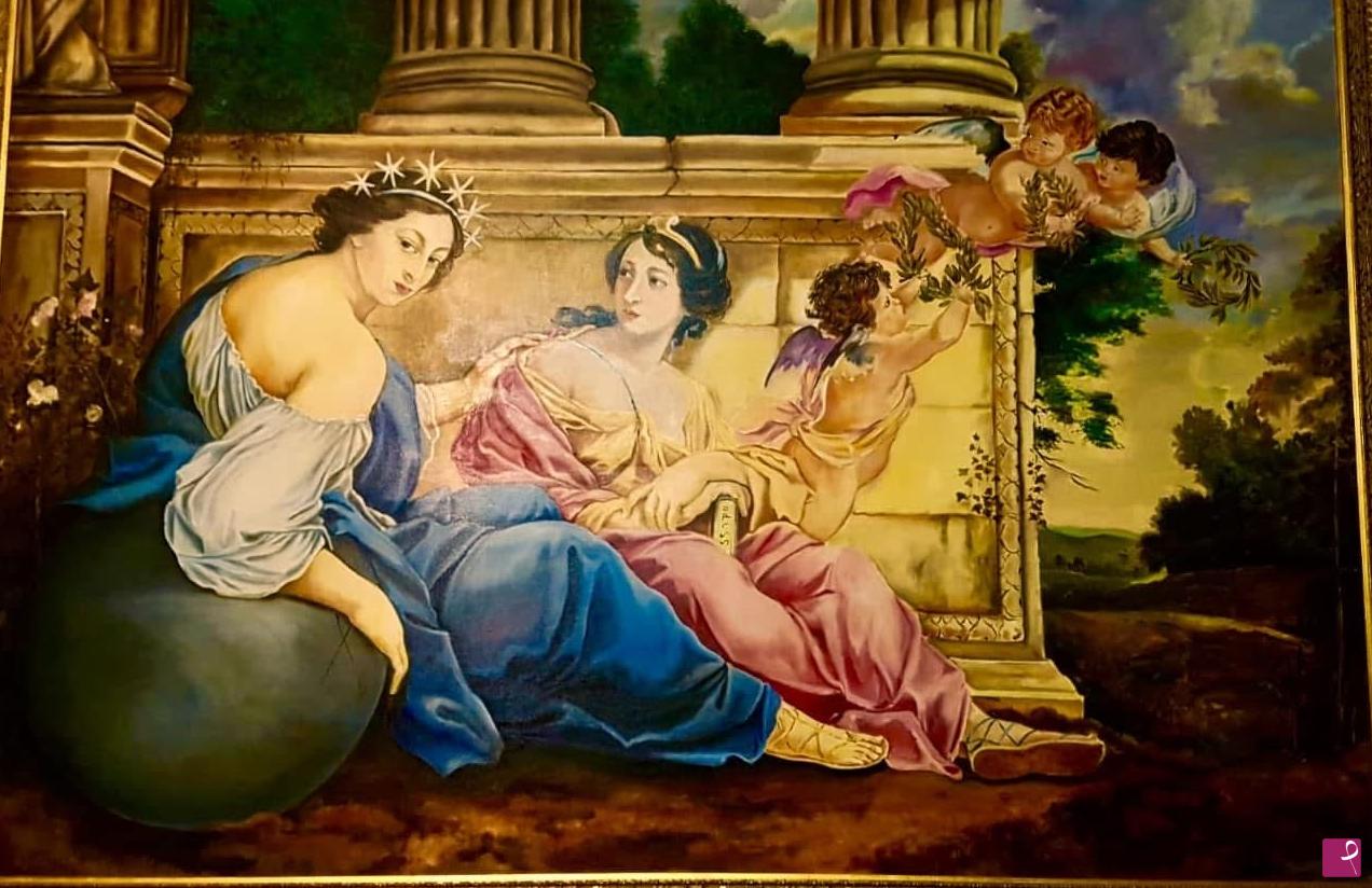 quadri in vendita online - “The Muses Urania and Calliope”