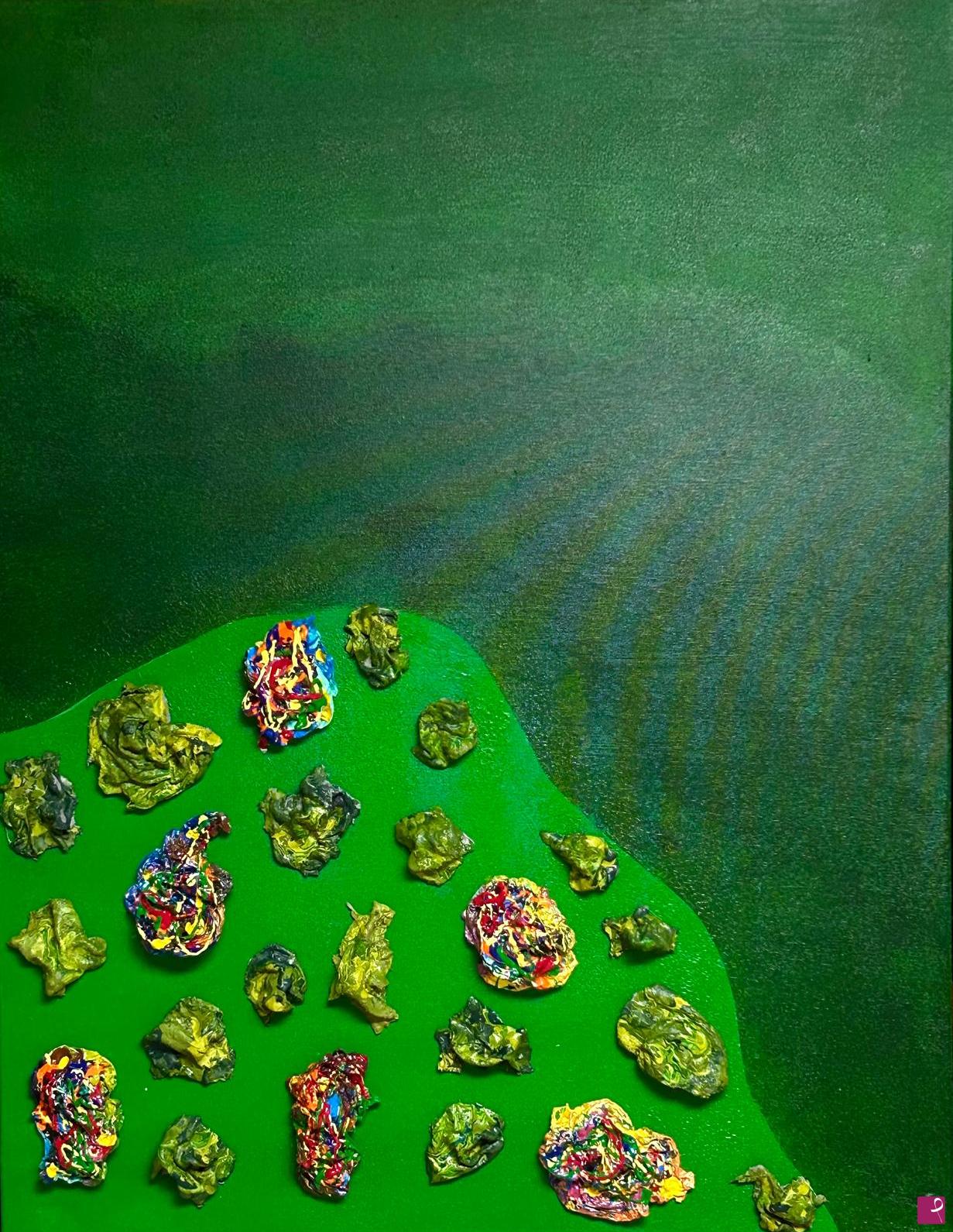 quadri in vendita online - The neighbor's grass