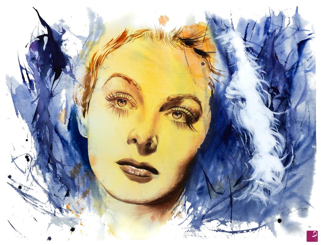 quadri in vendita online - The power of color - Hedy Lamarr