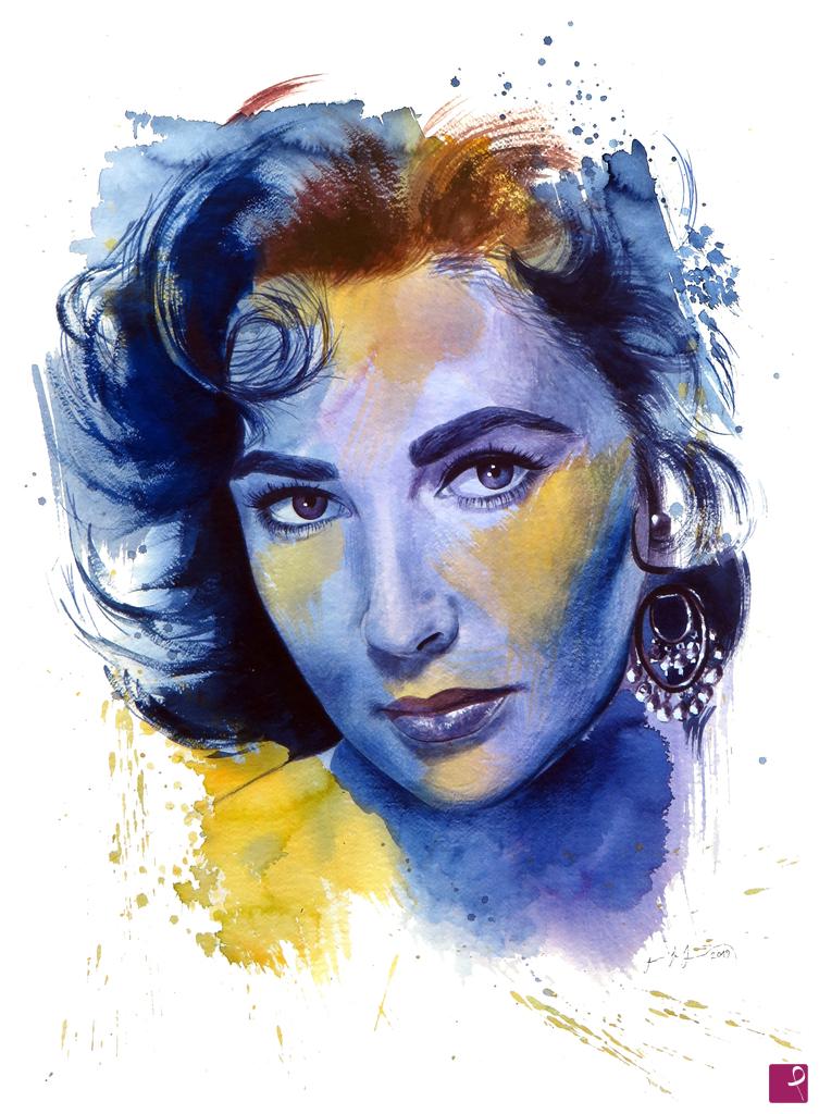 quadri in vendita online - The power of color - Wonderful Elizabeth