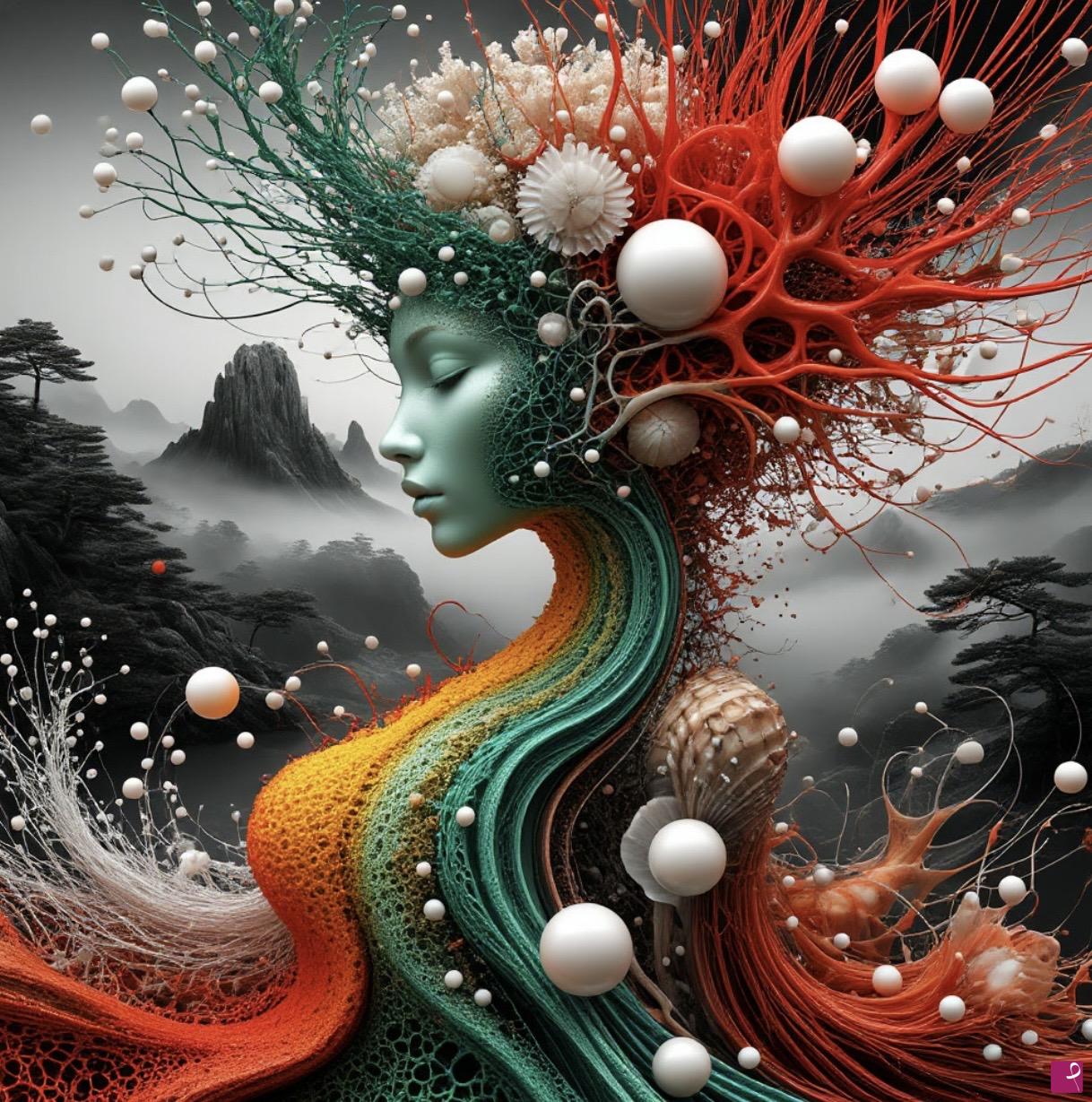 quadri in vendita online - The Princess in the Mountains