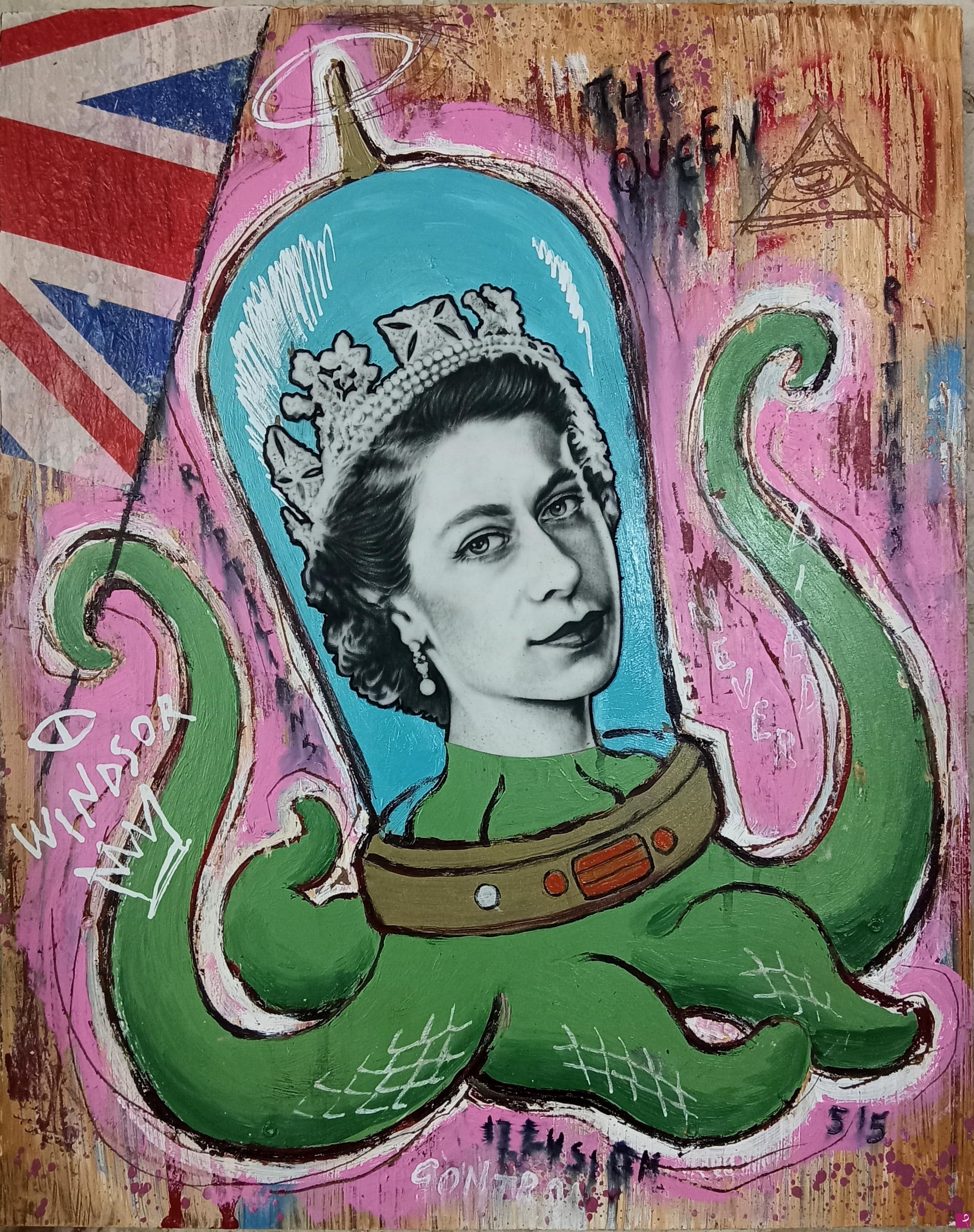 quadri in vendita online - "The Queen"_ "Fake skin" line_2025 