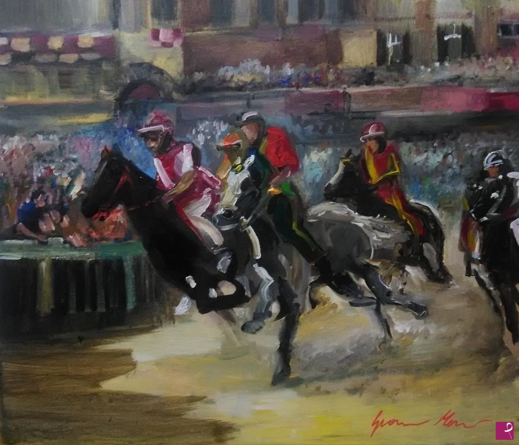quadri in vendita online - The race