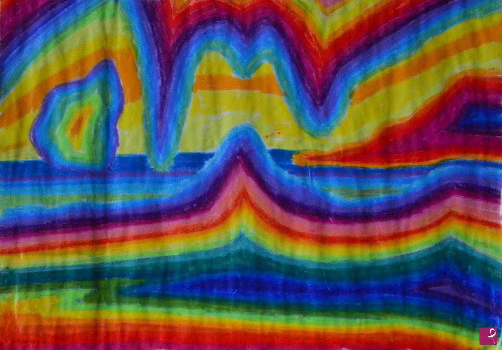 quadri in vendita online - THE RAINBOWS LAND
