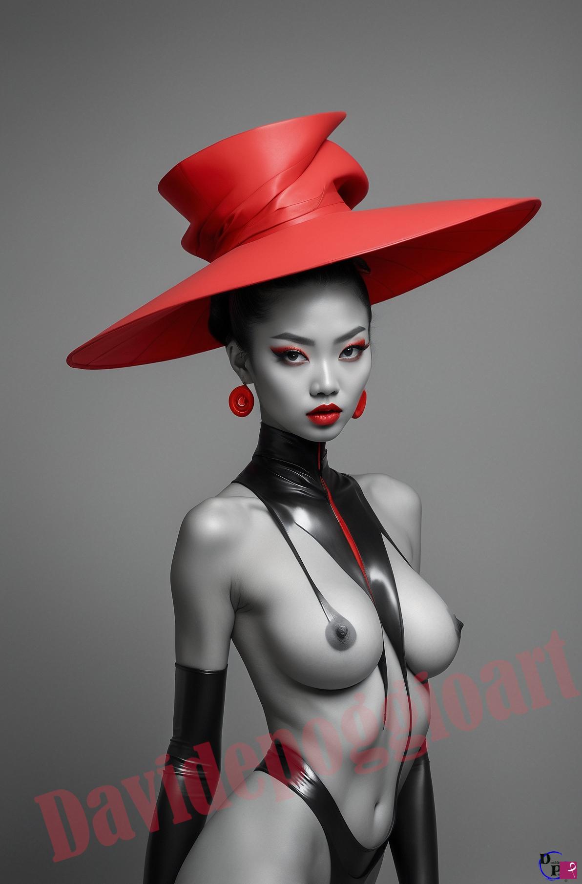 quadri in vendita online - The red hat
