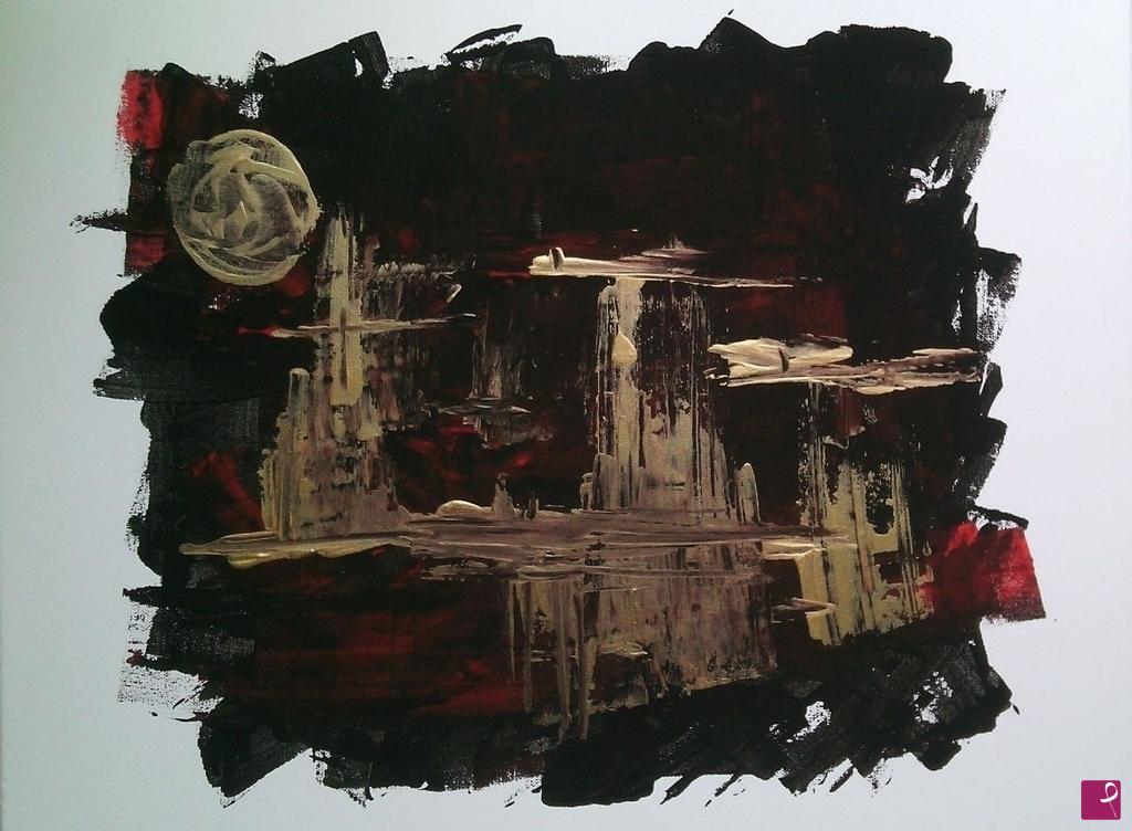 quadri in vendita online - The reflected city